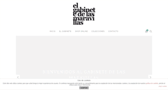 Desktop Screenshot of elgabinetedelasmaravillas.com